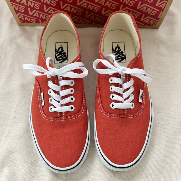 NWT Vans Authentic Shoe M8/W9.5 Burnt Ochre - Picture 3 of 5